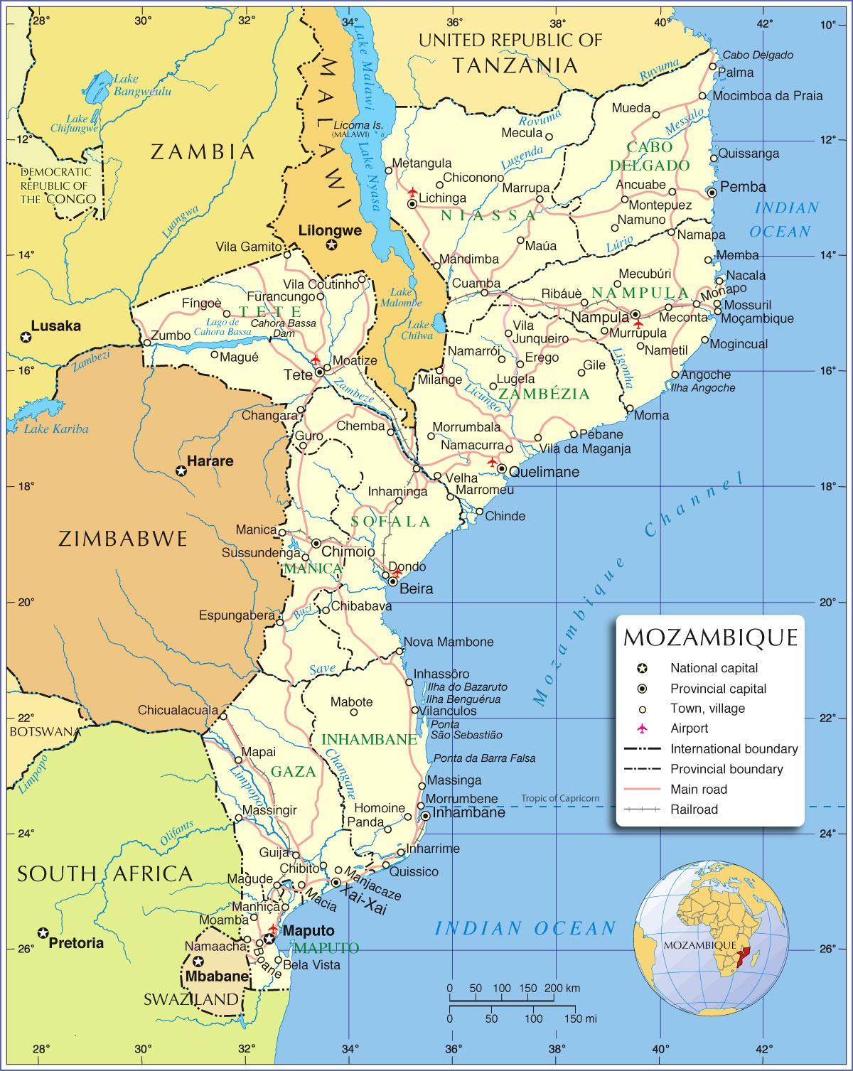 maputo Mozambik hartë