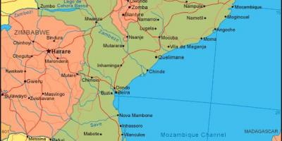 Harta e Mozambik bregdetit