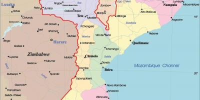 Mozambiku në hartë