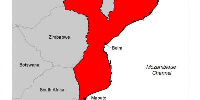 Harta e Mozambik malaria